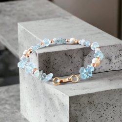 Armbnd Aqua Marin</br>Ls Beskrivelse