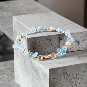Armbnd Aqua Marin</br>Ls Beskrivelse