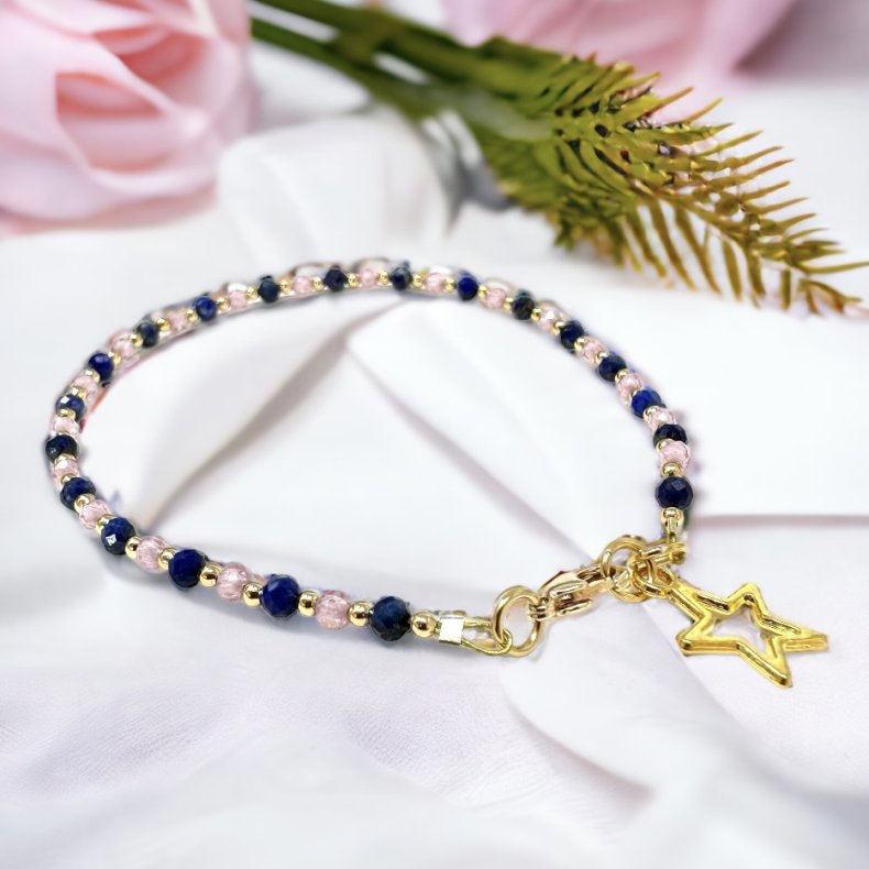 Armbnd Blue Rose