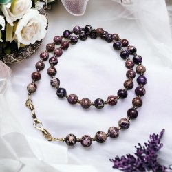 Halskde Lilla Jaspis Impression