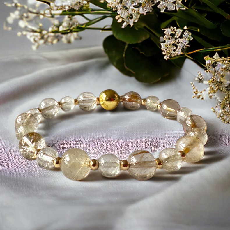 Armbnd Guld Rutil