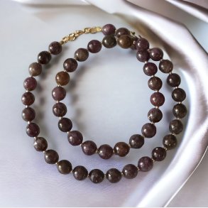 Halskde Lilla Lepidolit