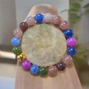 Armbnd Multi Color Agat Mix - Se beskrivelse
