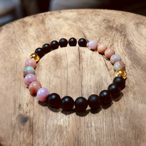 Armbnd Jade GreenPink Shadows