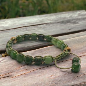 Herrearmbnd Shambala Style Square Jade