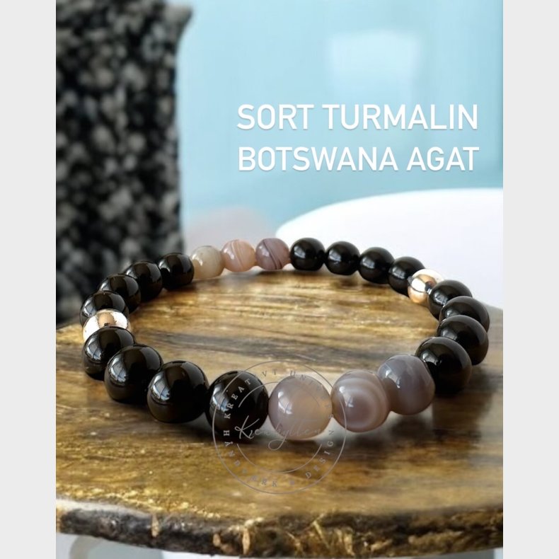 Herrearmbnd Botswana Turmalin