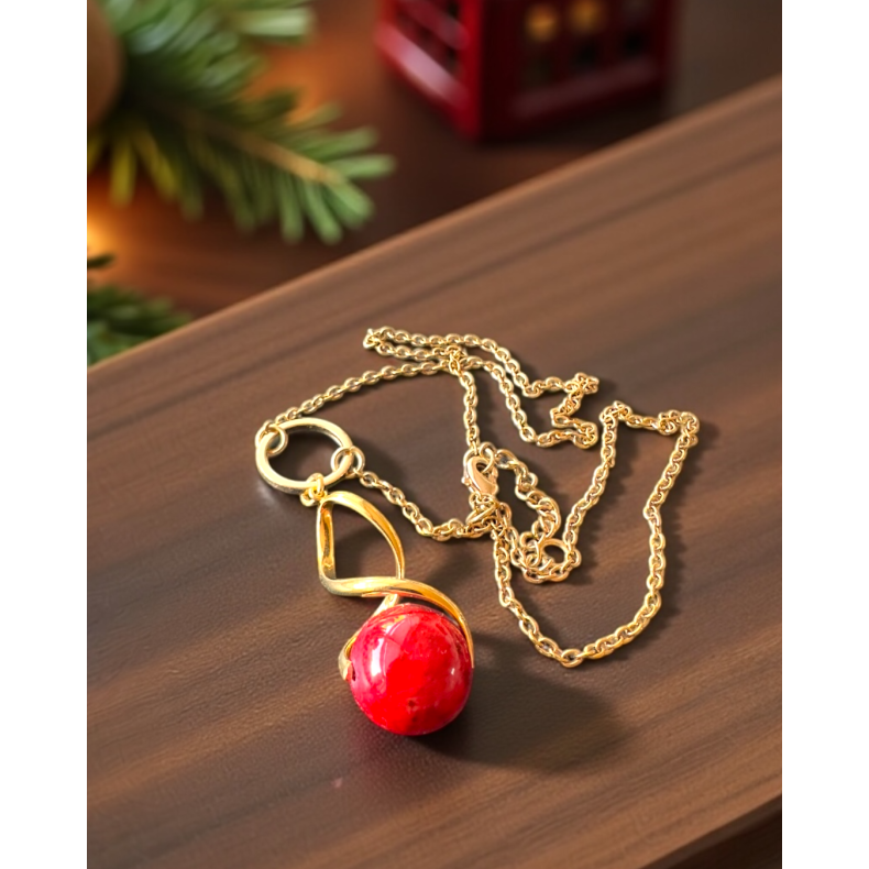 Halskde Twisted Rd sten