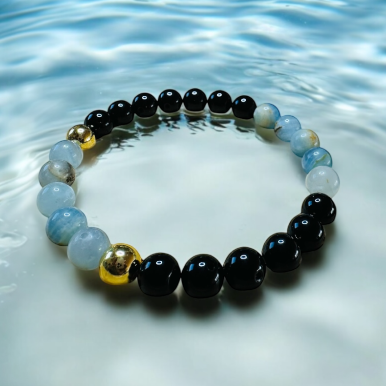 Herrearmbnd Bl Onyx