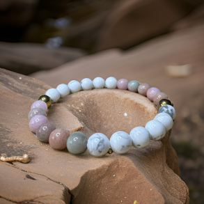 Armbnd Howlite Jade