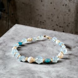 Armbnd Aqua Marin</br>Ls Beskrivelse