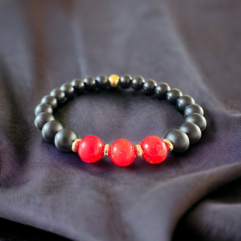 Armbnd BlackNRed
