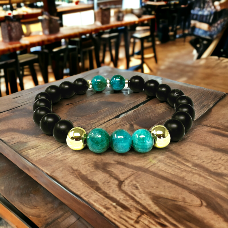 Herrearmbnd Green Apatit