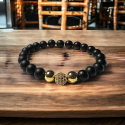 Armbnd Black Shine