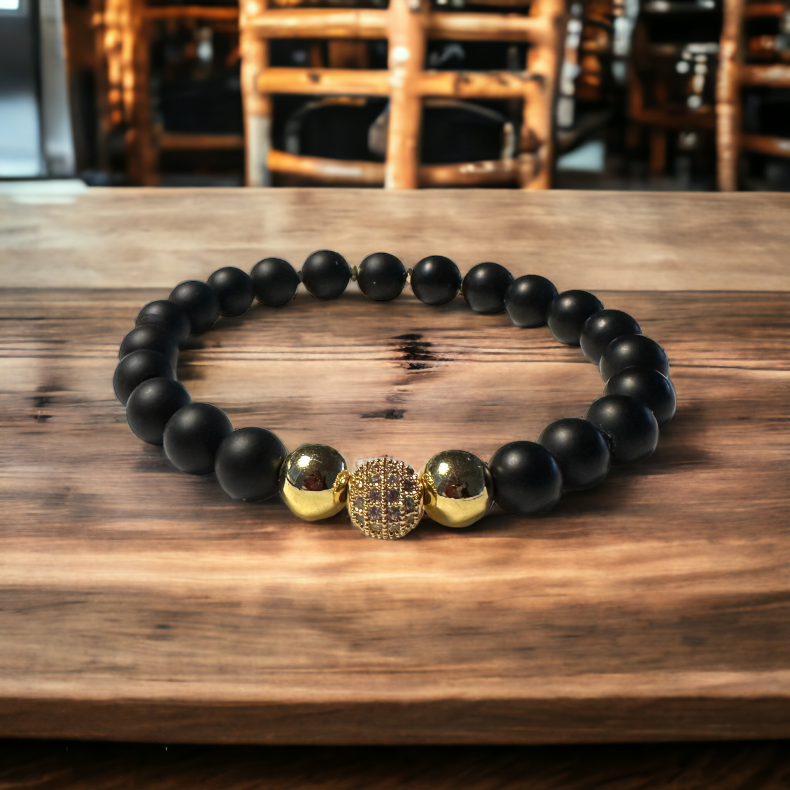 Armbnd Black Shine