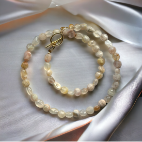 Halskde Blomsteragat