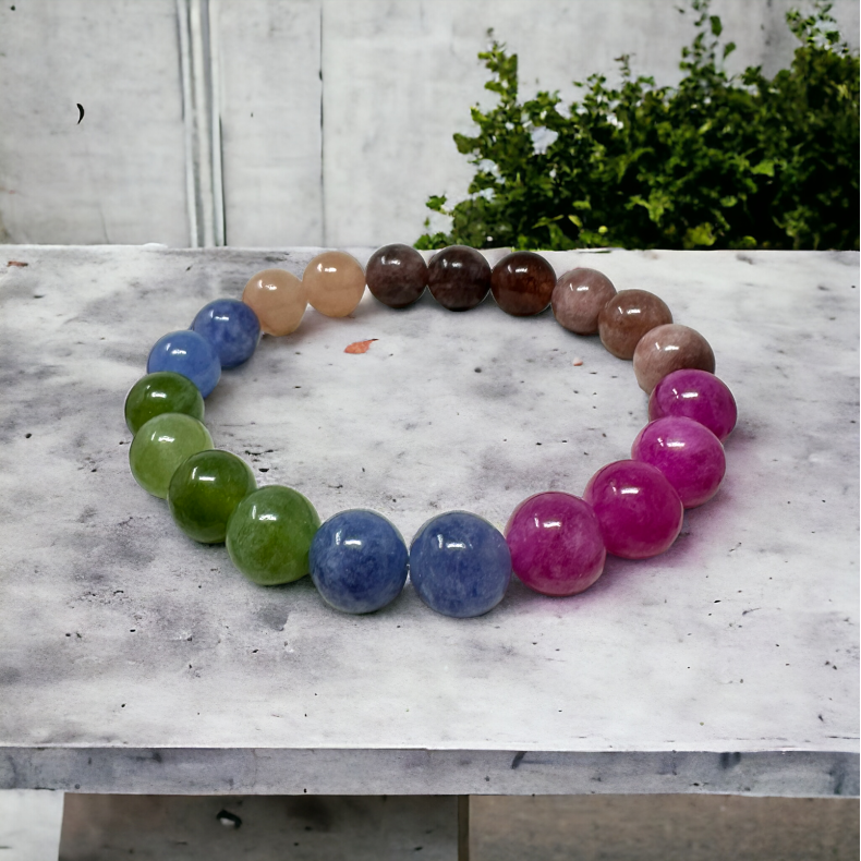 Armbnd Turmalin Jade