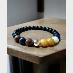 Herrearmbnd Krystal Mix