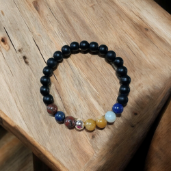 Herrearmbnd Krystal Mix