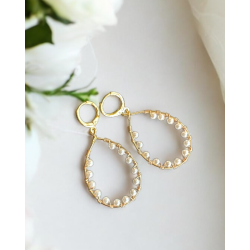 �reringe kreoler med dr�be