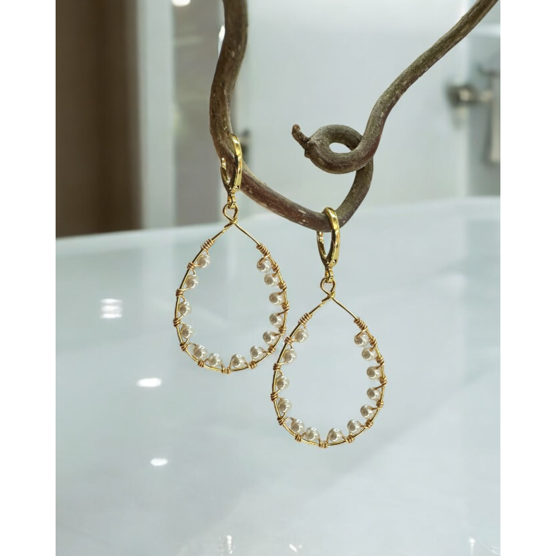 �reringe kreoler med dr�be