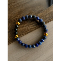 Herrearmbnd Lapis Lazuli Blue
