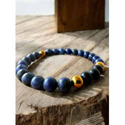 Herrearmbnd Lapis Lazuli Blue