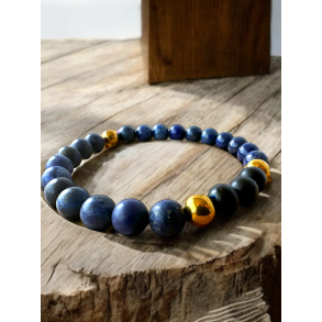 Herrearmbnd Lapis Lazuli Blue