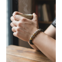 Herrearmbnd Bronzit &amp; DZI