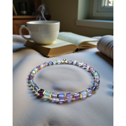 Armbnd Flourit Justerbar Cubes