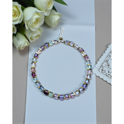 Armbnd Flourit Justerbar Cubes