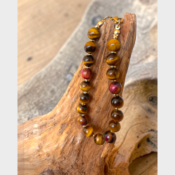 Armb�nd Tiger�je Pink Mix