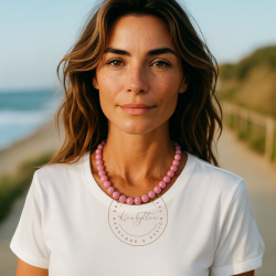 Halsk�de Lavender Jade