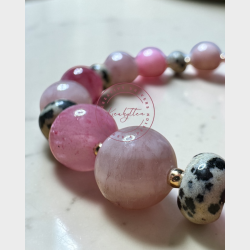 Armb�nd Dalmatiner, Rosa Jade
